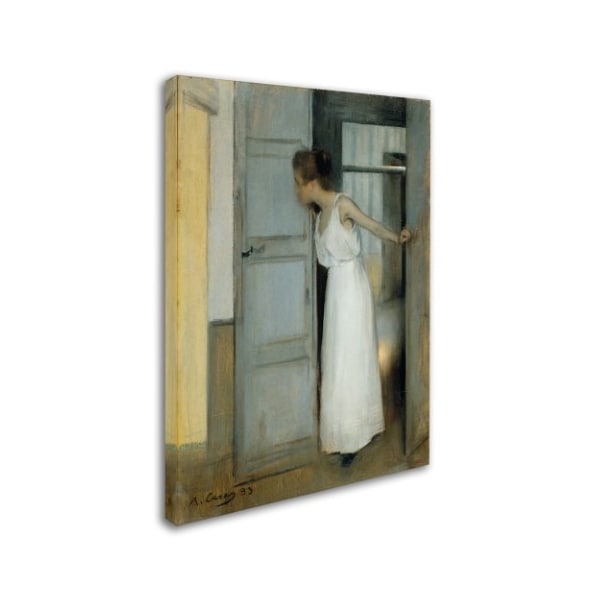 Ramon Casas 'Over My Dead Body' Canvas Art,14x19